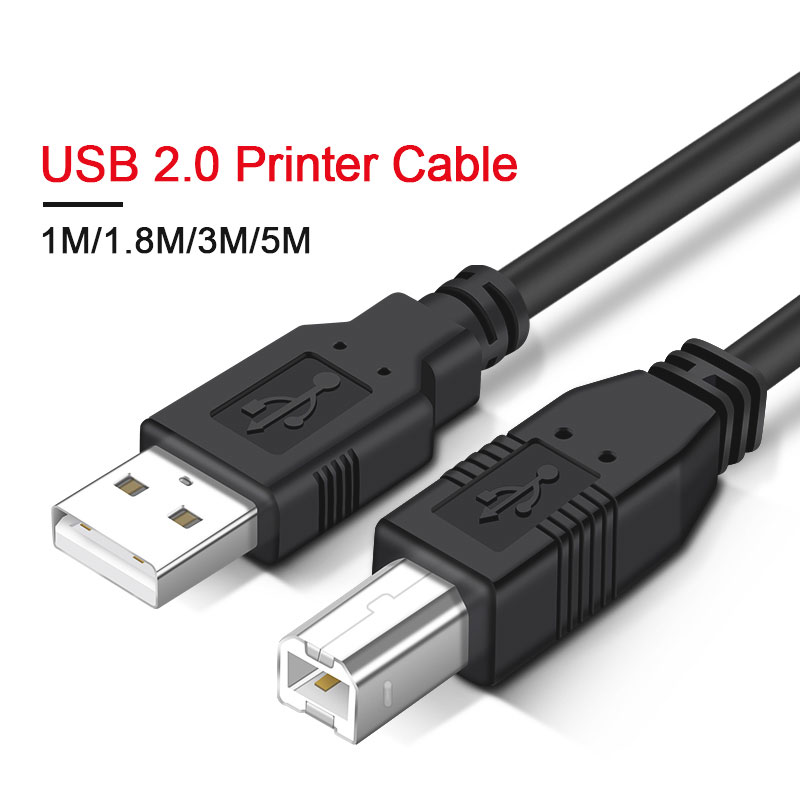 USB 2.0 프린터 케이블 캐논 엡손 HP ZJiang 라벨 DAC USB 프린터를 위한 남성 프린터 케이블에 B 남성 B 형
